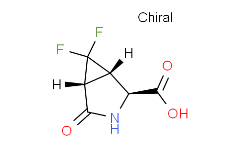 CAS No. 213682-41-8, (1S,2S,5R)-6,6-Difluoro-4-oxo-3-azabicyclo[3.1.0]hexane-2-carboxylic acid