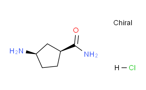 CAS No. 388630-73-7, (1S,3R)-3-Aminocyclopentanecarboxamide hydrochloride