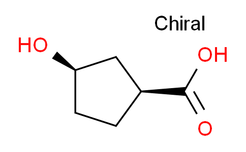 CAS No. 107983-78-8, (1S,3R)-3-Hydroxycyclopentanecarboxylic acid