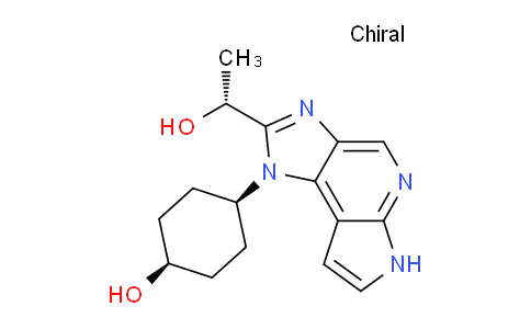 CAS No. 1418199-14-0, (1S,4S)-4-(2-((R)-1-hydroxyethyl)imidazo[4,5-d]pyrrolo[2,3-b]pyridin-1(6H)-yl)cyclohexanol