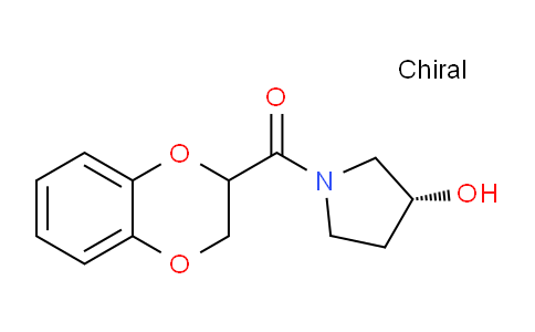 CAS No. 1354028-34-4, (2,3-Dihydrobenzo[b][1,4]dioxin-2-yl)((R)-3-hydroxypyrrolidin-1-yl)methanone