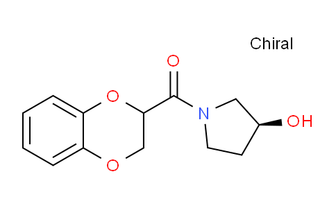 CAS No. 1354025-34-5, (2,3-Dihydrobenzo[b][1,4]dioxin-2-yl)((S)-3-hydroxypyrrolidin-1-yl)methanone