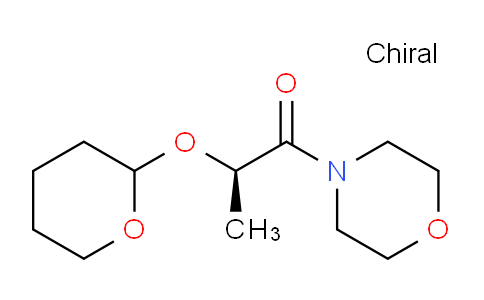 CAS No. 135270-08-5, (2R)-1-Morpholino-2-((tetrahydro-2H-pyran-2-yl)oxy)propan-1-one