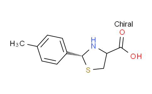 CAS No. 198991-77-4, (2R)-2-(p-Tolyl)thiazolidine-4-carboxylic acid