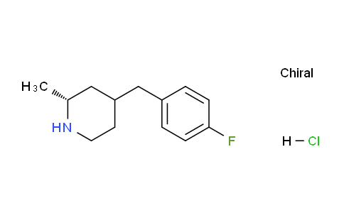 CAS No. 1439922-25-4, (2R)-4-(4-Fluorobenzyl)-2-methylpiperidine hydrochloride