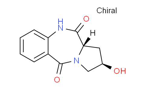 CAS No. 182823-26-3, (2R,11AS)-2-hydroxy-2,3-dihydro-1H-benzo[e]pyrrolo[1,2-a][1,4]diazepine-5,11(10H,11aH)-dione