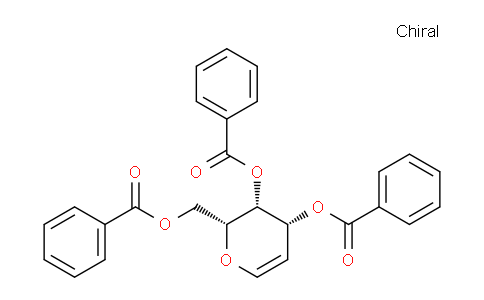 CAS No. 34948-79-3, (2R,3R,4R)-2-((Benzoyloxy)methyl)-3,4-dihydro-2H-pyran-3,4-diyl dibenzoate