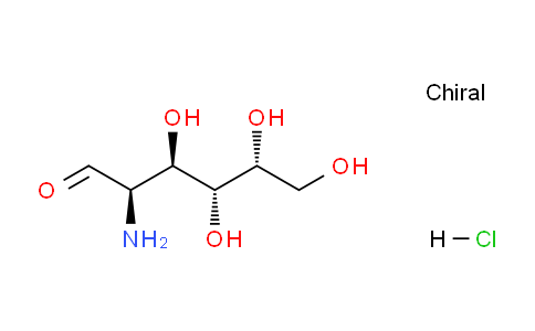 CAS No. 1772-03-8, (2R,3R,4R,5R)-2-Amino-3,4,5,6-tetrahydroxyhexanal hydrochloride