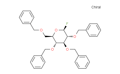 CAS No. 122741-44-0, (2R,3R,4S,5R,6S)-3,4,5-Tris(benzyloxy)-2-((benzyloxy)methyl)-6-fluorotetrahydro-2H-pyran