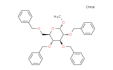 CAS No. 17791-37-6, (2R,3R,4S,5R,6S)-3,4,5-Tris(benzyloxy)-2-((benzyloxy)methyl)-6-methoxytetrahydro-2H-pyran