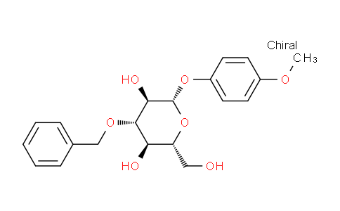 CAS No. 303127-80-2, (2R,3R,4S,5R,6S)-4-(Benzyloxy)-2-(hydroxymethyl)-6-(4-methoxyphenoxy)tetrahydro-2H-pyran-3,5-diol
