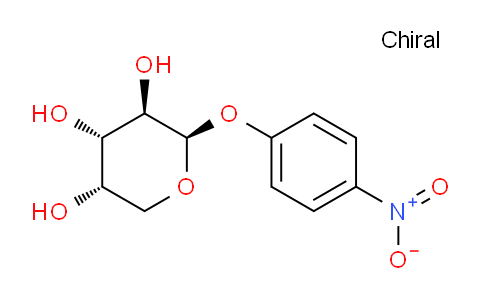 CAS No. 72732-54-8, (2R,3R,4S,5S)-2-(4-Nitrophenoxy)tetrahydro-2H-pyran-3,4,5-triol