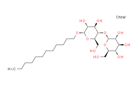 CAS No. 116183-64-3, (2R,3R,4S,5S,6R)-2-(((2R,3S,4R,5R,6S)-6-(Dodecyloxy)-4,5-dihydroxy-2-(hydroxymethyl)tetrahydro-2H-pyran-3-yl)oxy)-6-(hydroxymethyl)tetrahydro-2H-pyran-3,4,5-triol