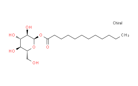 CAS No. 64395-91-1, (2R,3R,4S,5S,6R)-3,4,5-Trihydroxy-6-(hydroxymethyl)tetrahydro-2H-pyran-2-yl dodecanoate