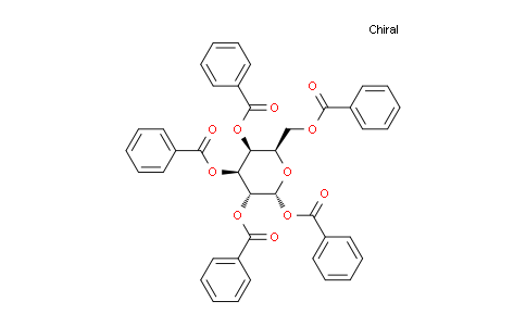 CAS No. 41545-55-5, (2R,3R,4S,5S,6R)-6-((Benzoyloxy)methyl)tetrahydro-2H-pyran-2,3,4,5-tetrayl tetrabenzoate