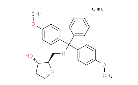 CAS No. 95049-01-7, (2R,3S)-2-((Bis(4-methoxyphenyl)(phenyl)methoxy)methyl)tetrahydrofuran-3-ol