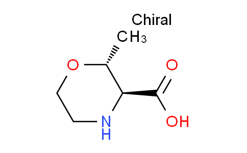 CAS No. 1571212-69-5, (2R,3S)-2-Methylmorpholine-3-carboxylic acid