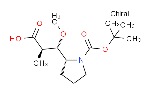 (2R,3S)-3-((R)-1-(叔丁氧羰基)吡咯烷-2-基)-3-甲氧基-2-甲基丙酸