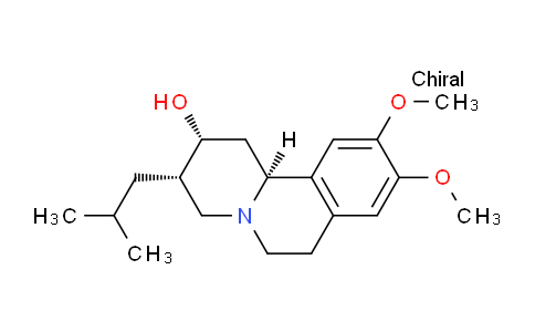 CAS No. 924854-62-6, (2R,3S,11bS)-3-Isobutyl-9,10-dimethoxy-2,3,4,6,7,11b-hexahydro-1H-pyrido[2,1-a]isoquinolin-2-ol