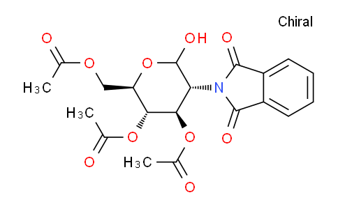 CAS No. 72858-55-0, (2R,3S,4R,5R)-2-(Acetoxymethyl)-5-(1,3-dioxoisoindolin-2-yl)-6-hydroxytetrahydro-2H-pyran-3,4-diyl diacetate