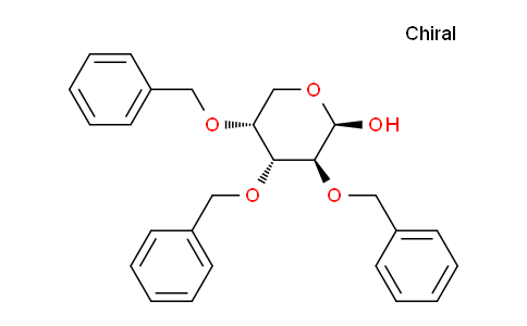 CAS No. 18039-26-4, (2R,3S,4R,5R)-3,4,5-Tris(benzyloxy)tetrahydro-2H-pyran-2-ol