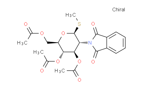 CAS No. 79528-48-6, (2R,3S,4R,5R,6S)-2-(Acetoxymethyl)-5-(1,3-dioxoisoindolin-2-yl)-6-(methylthio)tetrahydro-2H-pyran-3,4-diyl diacetate