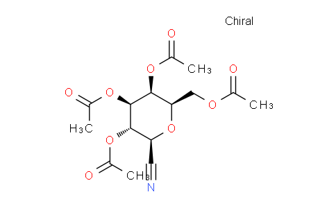 CAS No. 52443-07-9, (2R,3S,4R,5S,6S)-2-(Acetoxymethyl)-6-cyanotetrahydro-2H-pyran-3,4,5-triyl triacetate