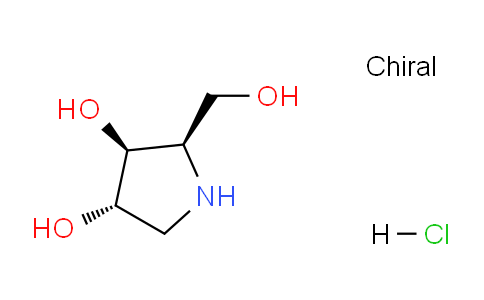 CAS No. 101399-04-6, (2R,3S,4S)-2-(Hydroxymethyl)pyrrolidine-3,4-diol hydrochloride