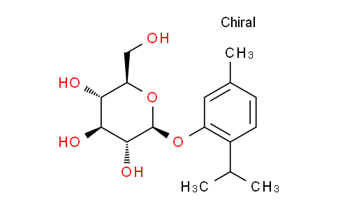 CAS No. 20772-23-0, (2R,3S,4S,5R,6S)-2-(Hydroxymethyl)-6-(2-isopropyl-5-methylphenoxy)tetrahydro-2H-pyran-3,4,5-triol