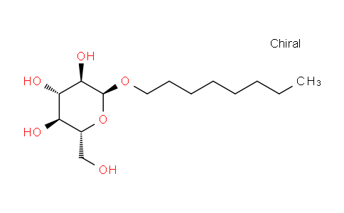 CAS No. 29781-80-4, (2R,3S,4S,5R,6S)-2-(Hydroxymethyl)-6-(octyloxy)tetrahydro-2H-pyran-3,4,5-triol