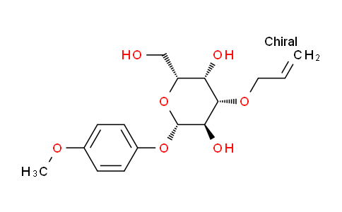 CAS No. 144985-19-3, (2R,3S,4S,5R,6S)-4-(Allyloxy)-2-(hydroxymethyl)-6-(4-methoxyphenoxy)tetrahydro-2H-pyran-3,5-diol