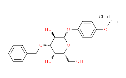 CAS No. 383905-60-0, (2R,3S,4S,5R,6S)-4-(Benzyloxy)-2-(hydroxymethyl)-6-(4-methoxyphenoxy)tetrahydro-2H-pyran-3,5-diol
