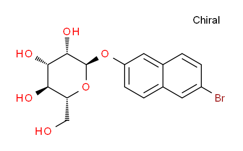 CAS No. 28541-84-6, (2R,3S,4S,5S,6R)-2-((6-Bromonaphthalen-2-yl)oxy)-6-(hydroxymethyl)tetrahydro-2H-pyran-3,4,5-triol