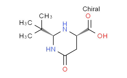 CAS No. 747376-89-2, (2R,4S)-2-(tert-Butyl)-6-oxohexahydropyrimidine-4-carboxylic acid