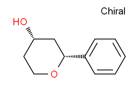 CAS No. 82065-19-8, (2R,4S)-2-Phenyltetrahydro-2H-pyran-4-ol