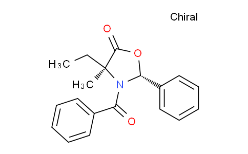 CAS No. 1279025-92-1, (2R,4S)-3-Benzoyl-4-ethyl-4-methyl-2-phenyloxazolidin-5-one