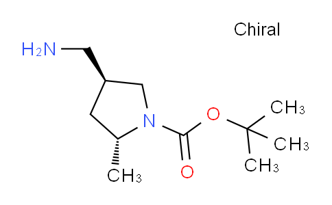CAS No. 1932373-68-6, (2R,4S)-tert-Butyl 4-(aminomethyl)-2-methylpyrrolidine-1-carboxylate