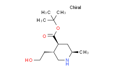 CAS No. 1417789-23-1, (2R,4S,5R)-tert-Butyl 5-(2-hydroxyethyl)-2-methylpiperidine-4-carboxylate