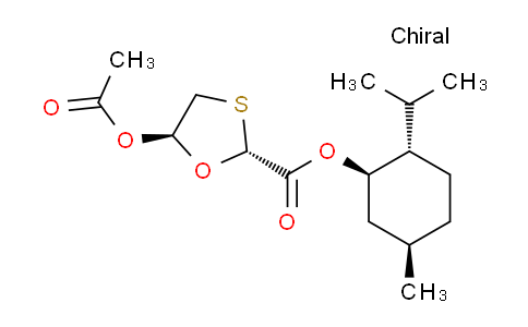 CAS No. 147027-09-6, (2R,5R)-(1R,2S,5R)-2-Isopropyl-5-methylcyclohexyl 5-acetoxy-1,3-oxathiolane-2-carboxylate