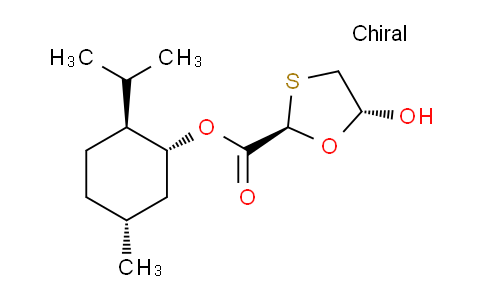 CAS No. 147126-62-3, (2R,5R)-(1R,2S,5R)-2-Isopropyl-5-methylcyclohexyl 5-hydroxy-1,3-oxathiolane-2-carboxylate