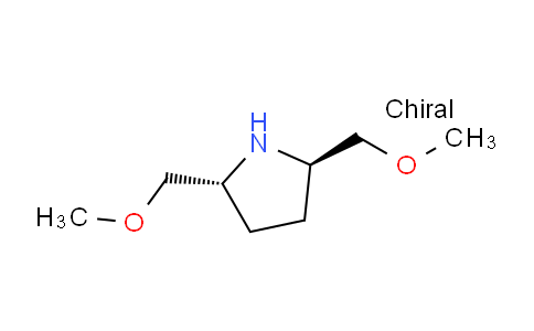 CAS No. 90290-05-4, (2R,5R)-2,5-Bis(methoxymethyl)pyrrolidine