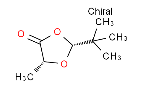 CAS No. 104194-02-7, (2R,5R)-2-(tert-Butyl)-5-methyl-1,3-dioxolan-4-one