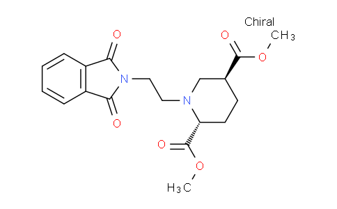 CAS No. 145011-61-6, (2R,5S)-Dimethyl 1-(2-(1,3-dioxoisoindolin-2-yl)ethyl)piperidine-2,5-dicarboxylate