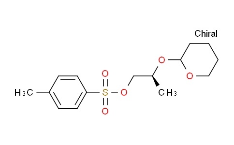 CAS No. 42274-61-3, (2S)-2-((Tetrahydro-2H-pyran-2-yl)oxy)propyl 4-methylbenzenesulfonate