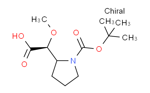 CAS No. 193086-18-9, (2S)-2-(1-(tert-butoxycarbonyl)pyrrolidin-2-yl)-2-methoxyacetic acid