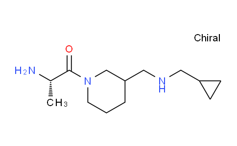 CAS No. 1354027-82-9, (2S)-2-Amino-1-(3-(((cyclopropylmethyl)amino)methyl)piperidin-1-yl)propan-1-one