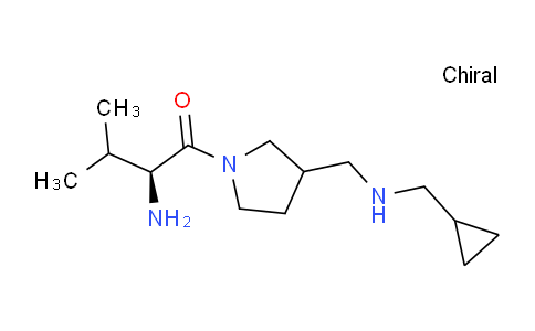 CAS No. 1354025-78-7, (2S)-2-Amino-1-(3-(((cyclopropylmethyl)amino)methyl)pyrrolidin-1-yl)-3-methylbutan-1-one