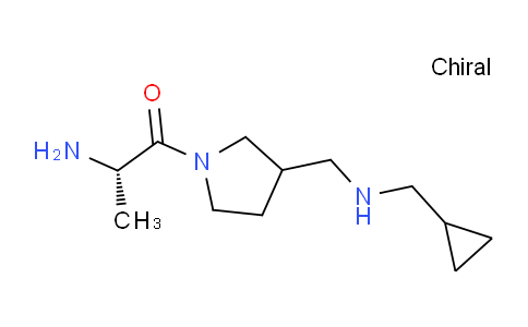CAS No. 1354026-30-4, (2S)-2-Amino-1-(3-(((cyclopropylmethyl)amino)methyl)pyrrolidin-1-yl)propan-1-one