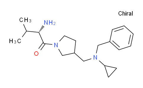 CAS No. 1354025-29-8, (2S)-2-Amino-1-(3-((benzyl(cyclopropyl)amino)methyl)pyrrolidin-1-yl)-3-methylbutan-1-one