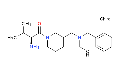 CAS No. 1354026-79-1, (2S)-2-Amino-1-(3-((benzyl(ethyl)amino)methyl)piperidin-1-yl)-3-methylbutan-1-one